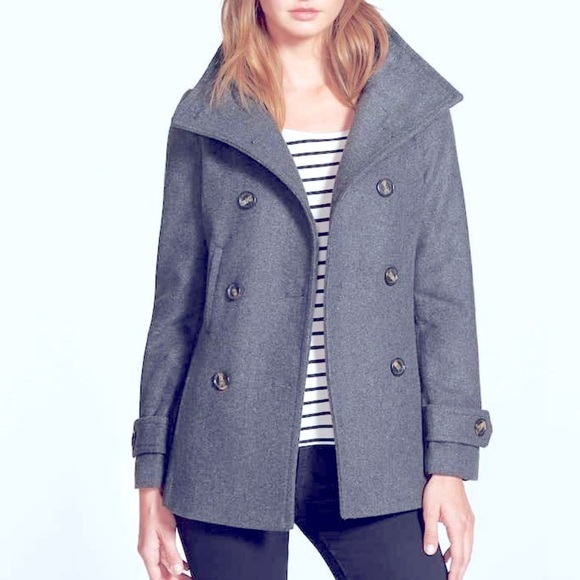 1901 Anchor Gray Peacoat Jacket - Picture 1 of 16